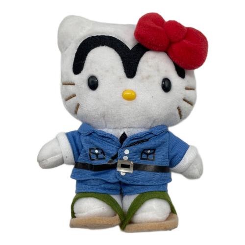 HELLO KITTY (ハローキティ) マスコット人形 ヨゴレあり 両津勘吉 こち亀コラボ