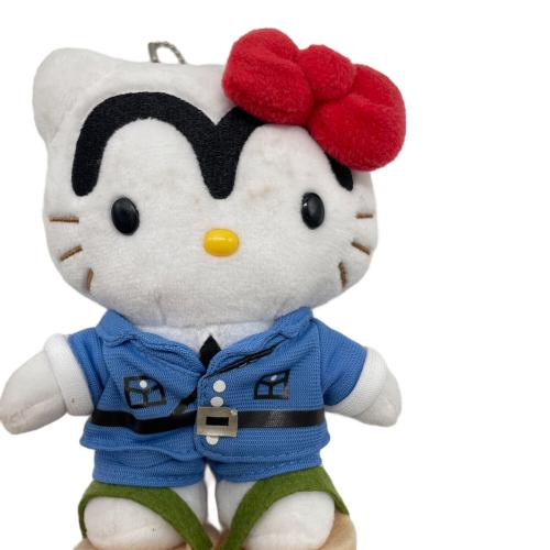 HELLO KITTY (ハローキティ) マスコット人形 ヨゴレあり 両津勘吉 こち亀コラボ