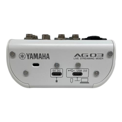 YAMAHA (ヤマハ) ライブストリーミングミキサー AG03MK2