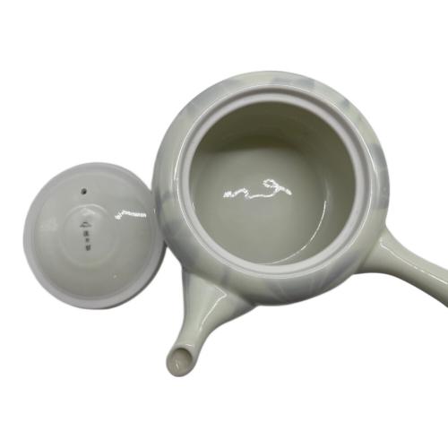 深川製磁 (フカガワセイジ) 茶器 グリーン木蓮 急須1・湯呑み5セット