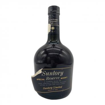 サントリー special reserve whiskey 600ml 楽器ボトル ハープ型 未