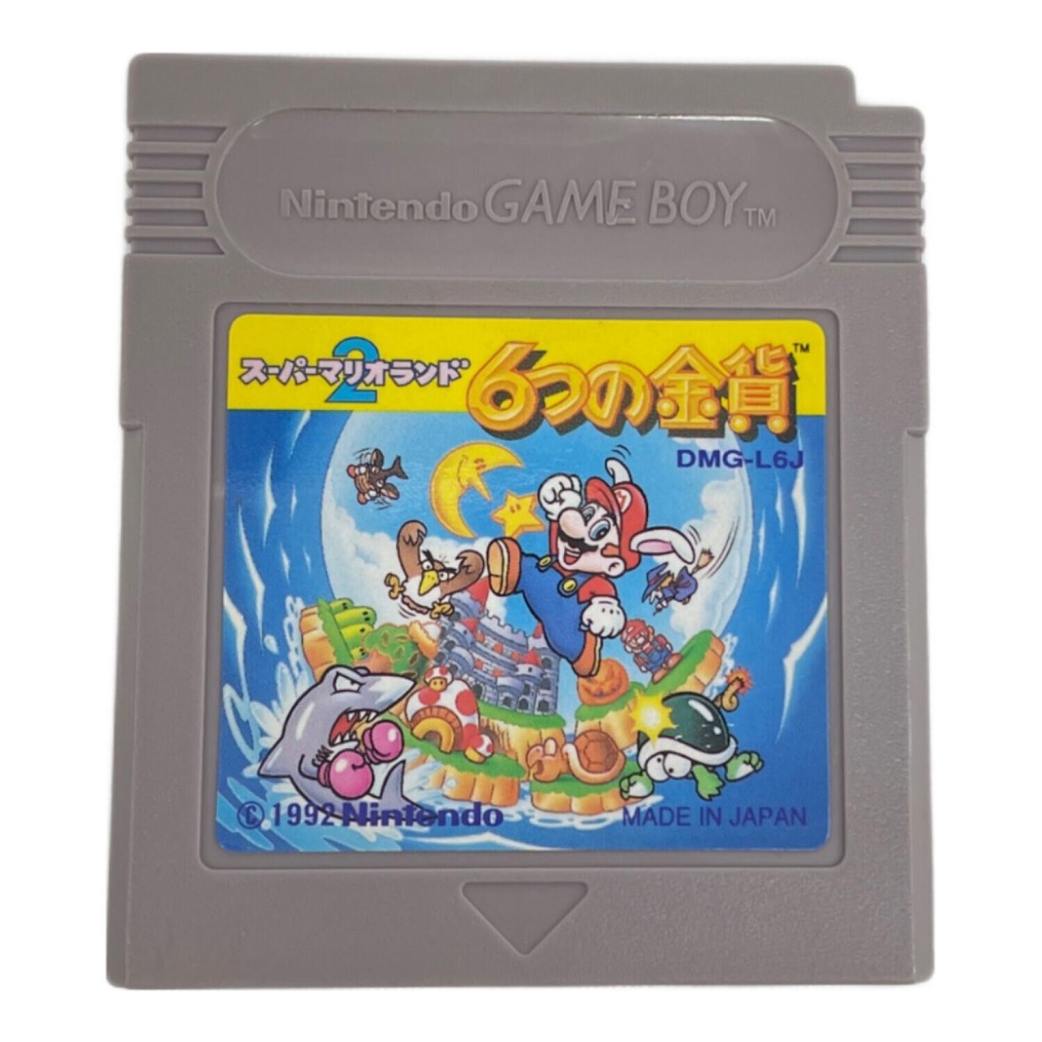 スーパーマリオランド2 6つの金貨 ゲームボーイ用ソフト バックアップ