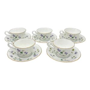Noritake (ノリタケ) カップ&ソーサー 箱なし バイオレットドリーム