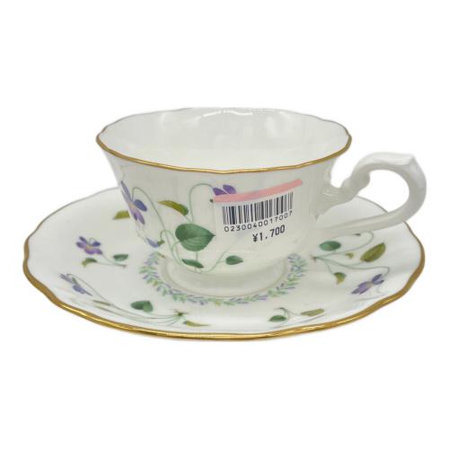 Noritake (ノリタケ) カップ&ソーサー 箱なし バイオレットドリーム