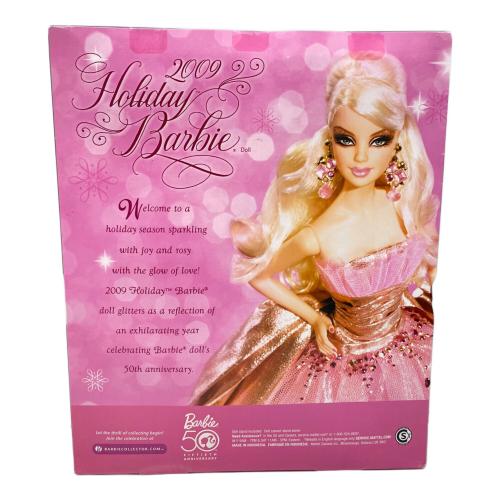 バービー人形 2009 ホリデーバービー ピンクラベル