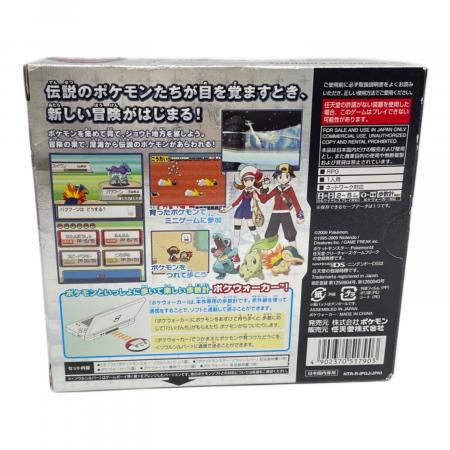ポケットモンスターソウルシルバー DS用ソフト ポケウォーカー欠品