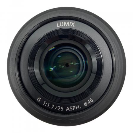 Panasonic (パナソニック) 単焦点レンズ LUMIX G 25mm/F1.7 ASPH. H