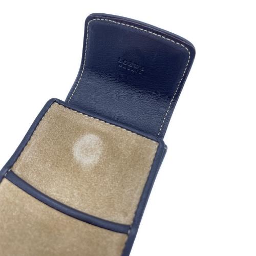 LOEWE (ロエベ) シガレットケース ブラウン アナグラム型押し スエード L11