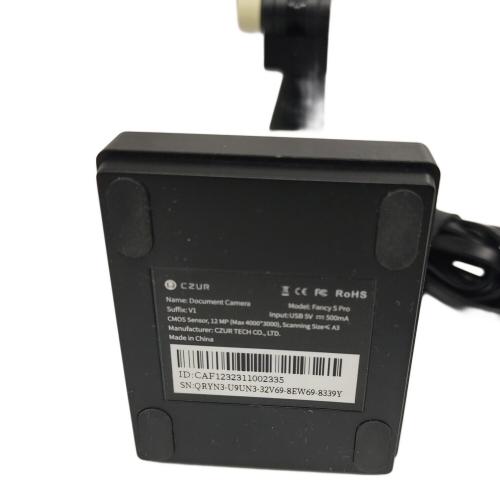 CZUR (シーザー) ドキュメントスキャナ Fancy S Pro 通電のみ確認 -