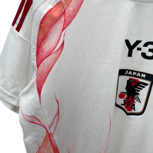 adidas (アディダス) トレーニングウェア IU0963　サッカー日本代表 2024 アウェイ レプリカ ユニフォーム メンズ SIZE XL ホワイト×レッド Y-3 IU0963