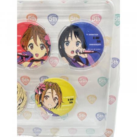 けいおん! 5thあにばーさりー♪ 缶バッジセット キャラクターグッズ 一