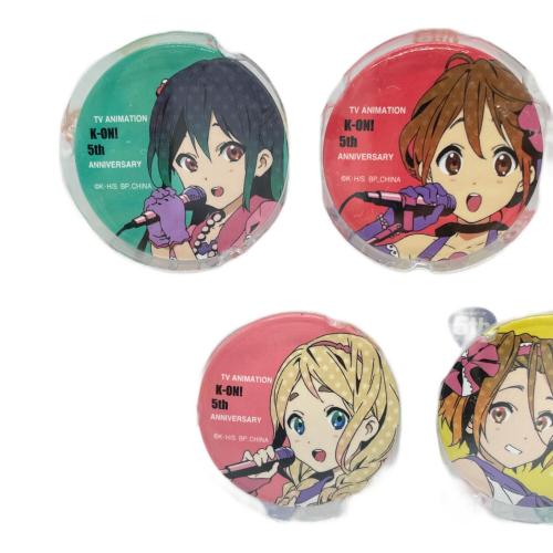 けいおん! 5thあにばーさりー♪ 缶バッジセット キャラクターグッズ 一番くじ