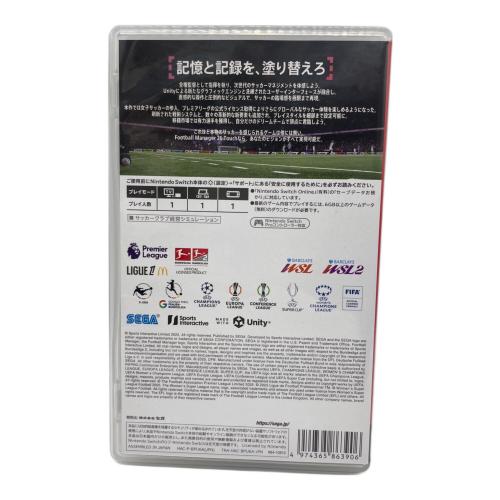FOOTBALL MANAGER 26 Nintendo Switch用ソフト CERO A (全年齢対象)