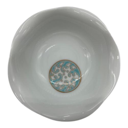 深川製磁 (フカガワセイジ) 小鉢 寿赤絵