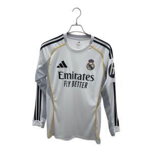 adidas (アディダス) トレーニングシャツ JN8884 レアル・マドリード 25/26 長袖ホームユニフォーム メンズ SIZE L ホワイト