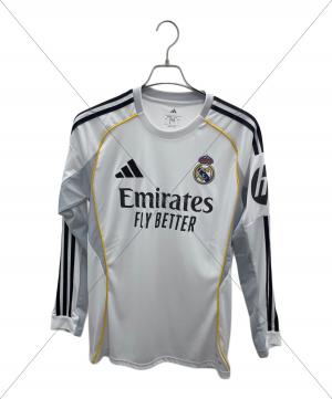 adidas (アディダス) トレーニングシャツ JN8884 レアル・マドリード 25/26 長袖ホームユニフォーム メンズ SIZE L ホワイト