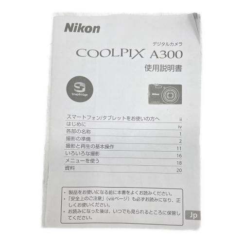 Nikon (ニコン) コンパクトデジタルカメラ COOLPIX A300 2016年製 ピンク