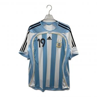 adidas (アディダス) サッカーユニフォーム JN3708 アルゼンチン代表 2006 ホーム メンズ 2XL ホワイト×ブルー×ブラック