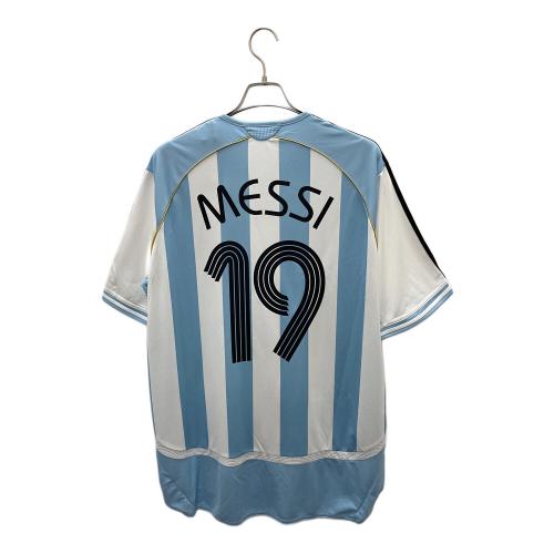 adidas (アディダス) サッカーユニフォーム アルゼンチン代表 2006 ホーム メンズ 2XL ホワイト×ブルー×ブラック