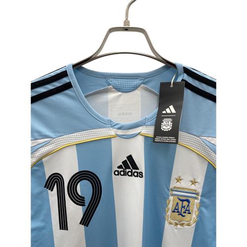 adidas (アディダス) サッカーユニフォーム アルゼンチン代表 2006 ホーム メンズ 2XL ホワイト×ブルー×ブラック