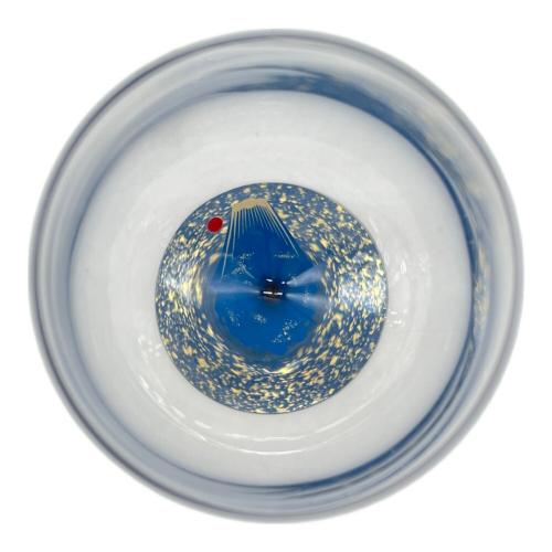 秀衡塗 (ヒデヒラヌリ) グラス OMOTENASHI SELECTION 2014 受賞 漆絵ワイングラス 富士