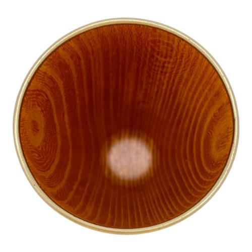 山中塗 (ヤマナカヌリ) カップ 欅 しっとりカップ プレミアム 銀