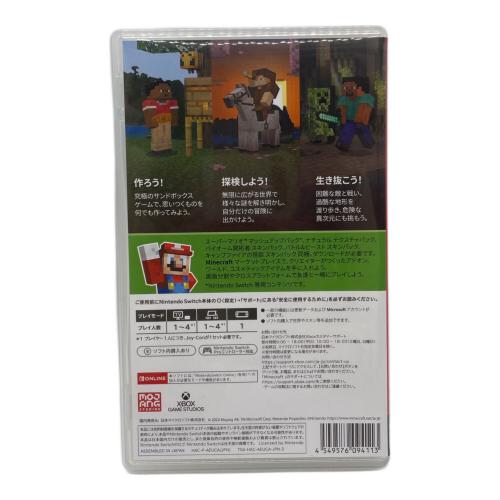 MINECRAFT Nintendo Switch用ソフト CERO A (全年齢対象)