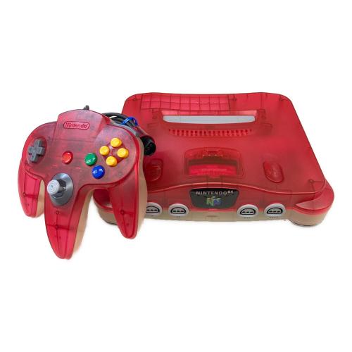 Nintendo (ニンテンドウ) Nintendo64 NUS-S-TRWA クリアレッド