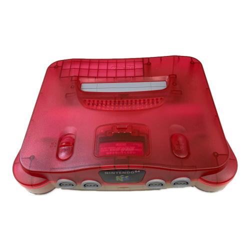 Nintendo (ニンテンドウ) Nintendo64 NUS-S-TRWA クリアレッド