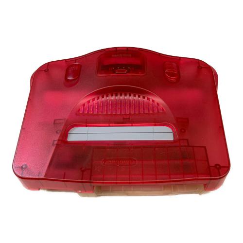 Nintendo (ニンテンドウ) Nintendo64 NUS-S-TRWA クリアレッド