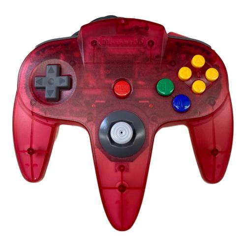 Nintendo (ニンテンドウ) Nintendo64 NUS-S-TRWA クリアレッド