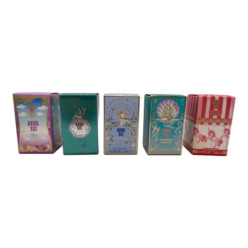 ANNA SUI (アナスイ) オードトワレ 各5ml ミニチュアコフレ