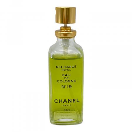 シャネル  オードパルファム オードトワレ オーデコロン CHANEL (シャネル) オーデコロン 50ml 残量80%-99% No.19 オードゥ