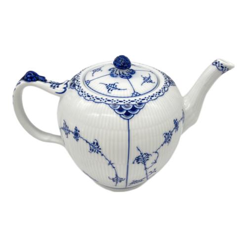 ROYAL COPENHAGEN (ロイヤル・コペンハーゲン) ティーポット ブルーフルーテッド・ハーフレース