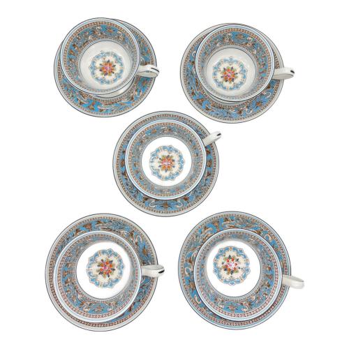 Wedgwood (ウェッジウッド) カップ&ソーサー フロレンティーン・ターコイズ