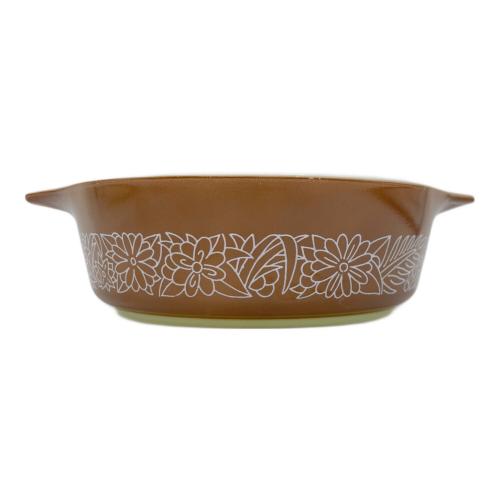 Pyrex (パイレックス) キャセロール ブラウン