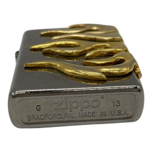 ZIPPO (ジッポ) オイルライター 2013年製 ファイヤーパターン