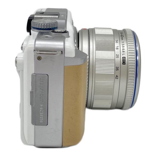 OLYMPUS E-PL1 美品 動作品 難あり 実用品 OLYMPUS (オリンパス) ミラーレス一眼カメラ E-PL1 グリップ若干