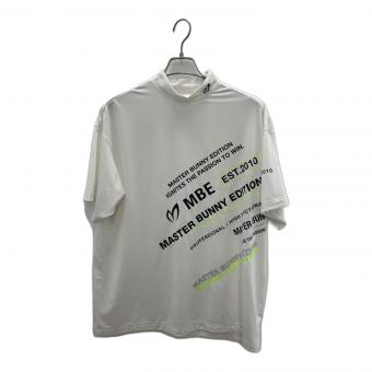 MASTER BUNNY EDITION (マスターバニーエディション) ハイネック ゴルフウェア(トップス) 758-4167405 メンズ SIZE L ホワイト