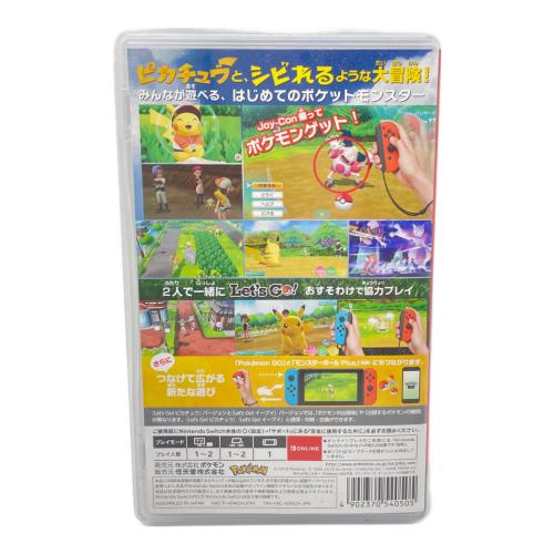 Nintendo (ニンテンドー) ポケットモンスター Let’s Go! ピカチュウ Nintendo Switch用ソフト CERO A (全年齢対象)
