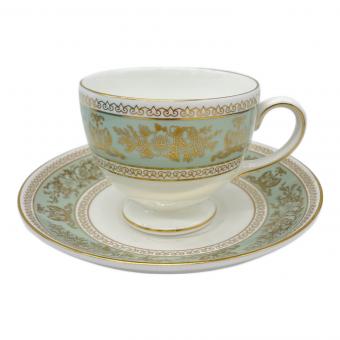 Wedgwood (ウェッジウッド) カップ&ソーサー コロンビア・セージグリーン