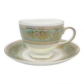 Wedgwood (ウェッジウッド) カップ&ソーサー コロンビア・セージグリーン