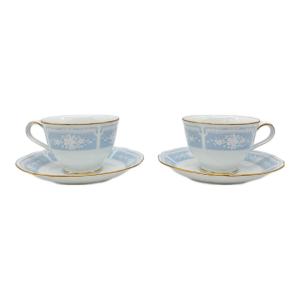 Noritake (ノリタケ) カップ&ソーサー レースウッドゴールド