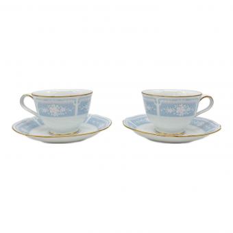 Noritake (ノリタケ) カップ&ソーサー レースウッドゴールド