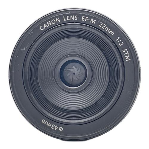 CANON (キヤノン) 単焦点レンズ 薄型パンケーキレンズ EF-M22mm F2 STM