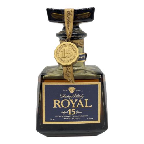 サントリー ローヤル ウイスキー 15年 目減り有 180ml