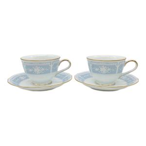 Noritake (ノリタケ) カップ&ソーサー Y6578C レースウッドゴールド