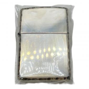 ZIPPO (ジッポ) オイルライター 2005年製 STERLING SILVER 角凹凸