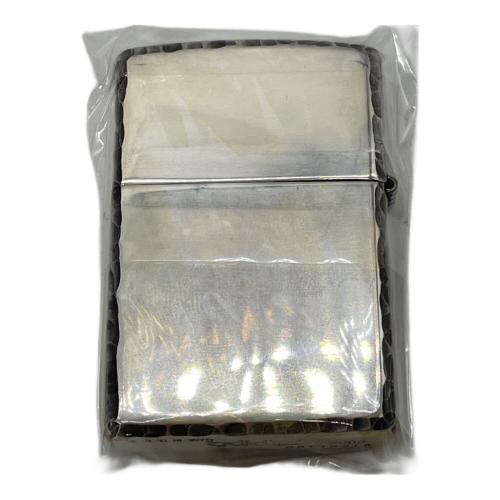 ZIPPO (ジッポ) オイルライター 2005年製 STERLING SILVER 角凹凸