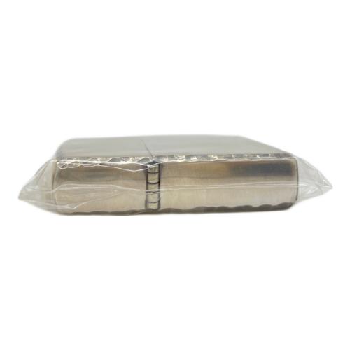 ZIPPO (ジッポ) オイルライター 2005年製 STERLING SILVER 角凹凸